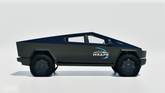 “Super Bright Metallic Black” Tesla Cybertruck PreCut WRAP Kit PPF